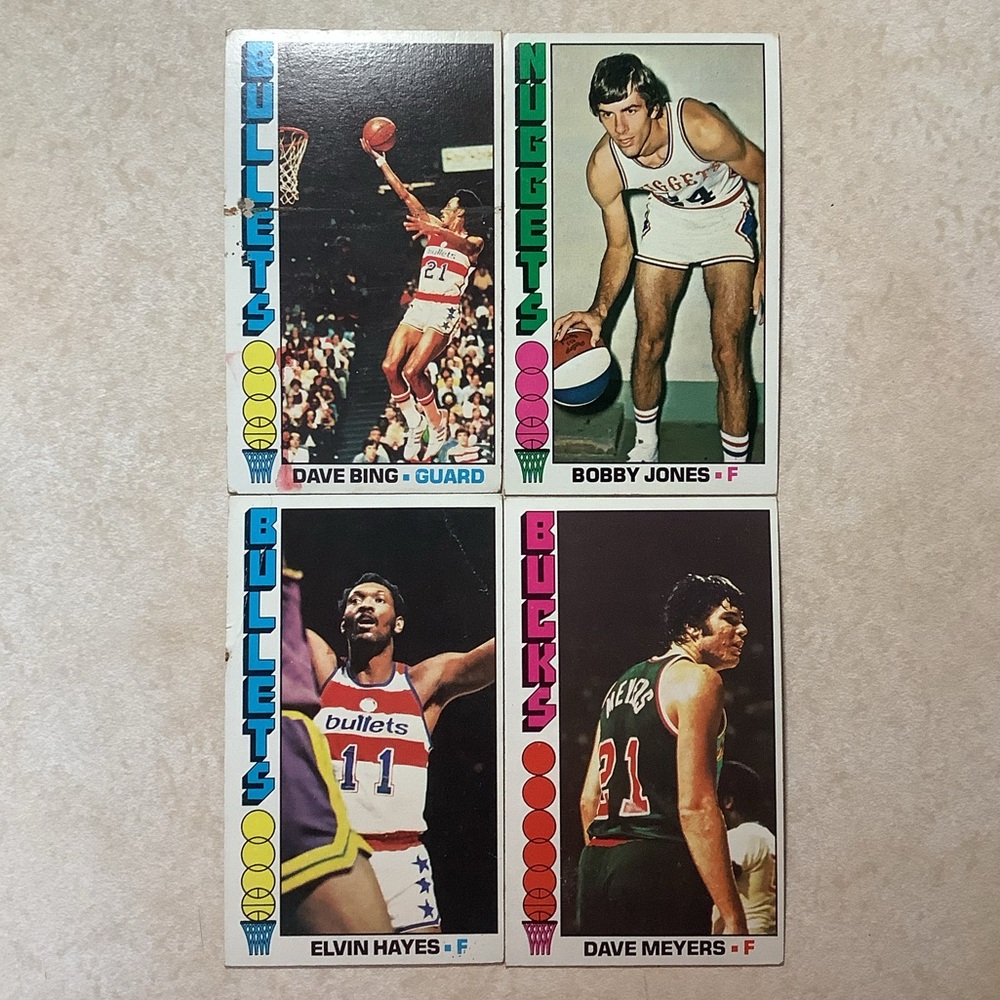 1976-77 Topps Basketball Cards “Tall Boys” Lot of 16 w/ Stars and HOFers - Picture 6 of 8